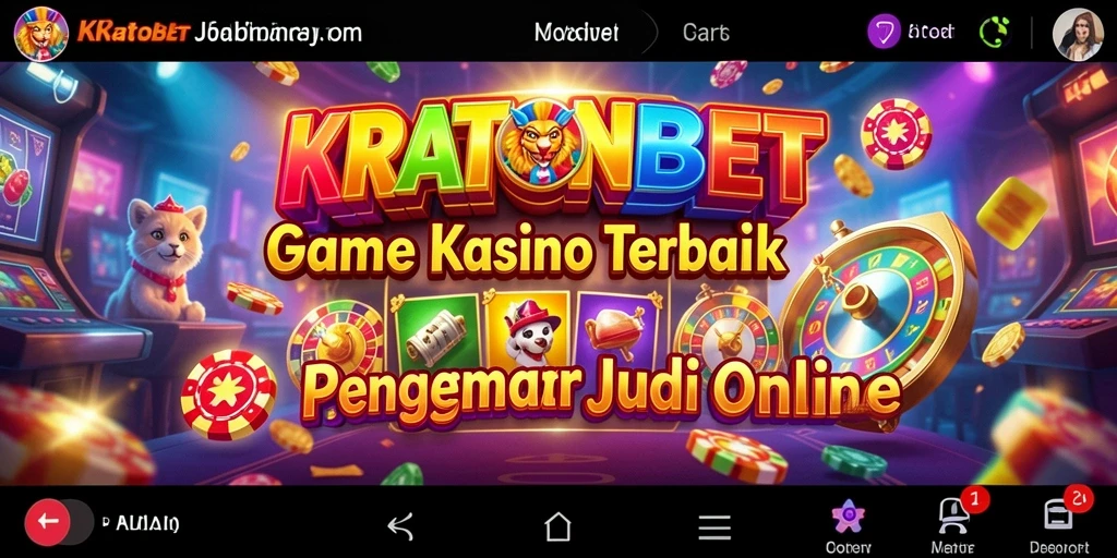 Tampilan gameplay seru dari KRATONBET yang menampilkan berbagai permainan Kasino.