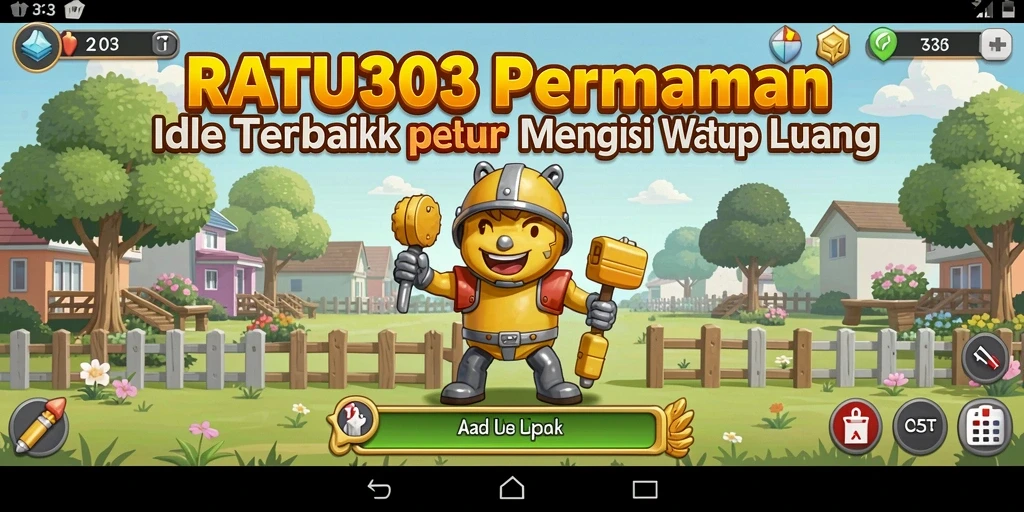 Tampilan menarik dari gameplay <strong>RATU303</strong> yang menampilkan mekanisme Idle.
