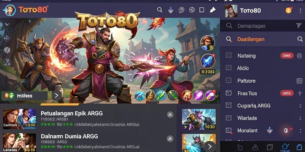 TOTO80 menampilkan aksi seru dalam petualangan ARPG yang menantang.