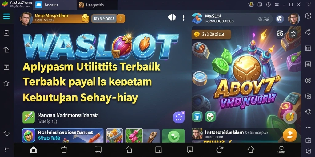 Tampilan antarmuka WASLOT yang modern dan fungsi praktis.