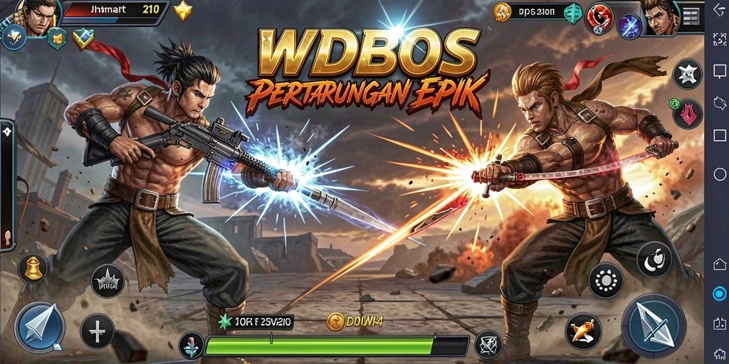 Tampilan aksi menarik WDBOS saat pertarungan epik.